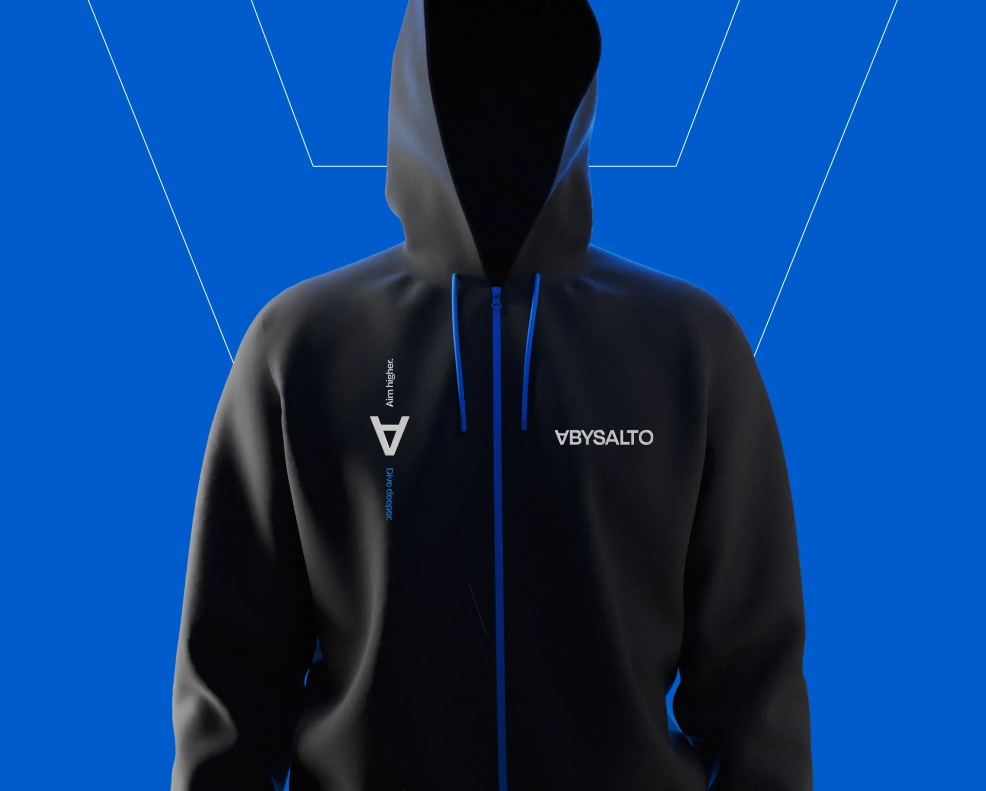 Hoodie isolated closeup